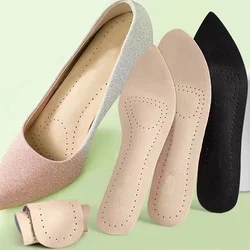 Solette in pelle per scarpe donna antiscivolo assorbimento degli urti sottopiede in pelle di lattice inserti traspiranti autoadesivi per scarpe Pad