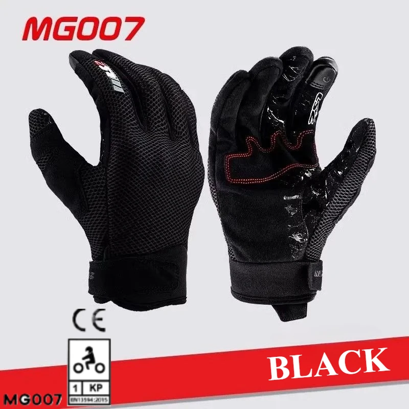 

LS2 MG007 Full Finger Riding Gloves Ls2 Motorcycle Racing Breathable Rider Touch Screen Glove for Spring Summer