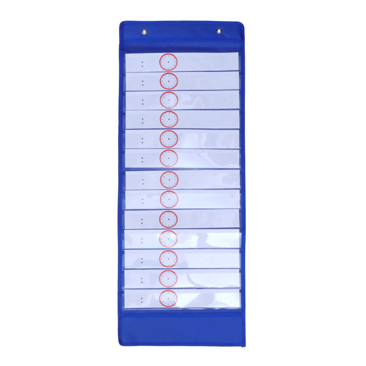 

14-Grids Transparent Time Schedule Classroom Timetable Students Accessories Blue Learning Aid Time Schedule