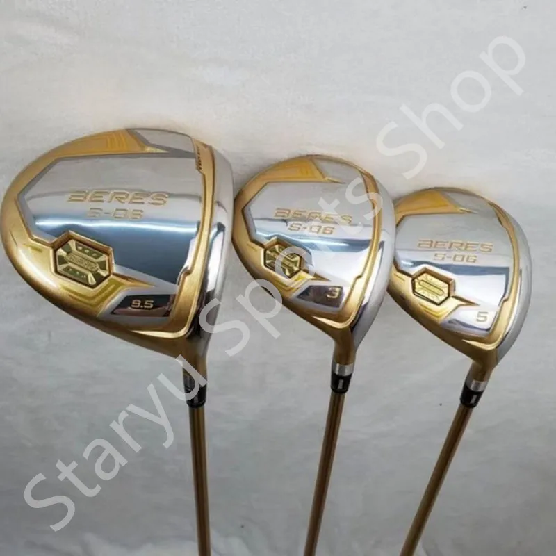 

Клюшки для гольфа s06 Полный набор S/R Driver+ No. 3 дерева No. 5-деревянный набор утюгов для гольф-клуба с крышкой на голову