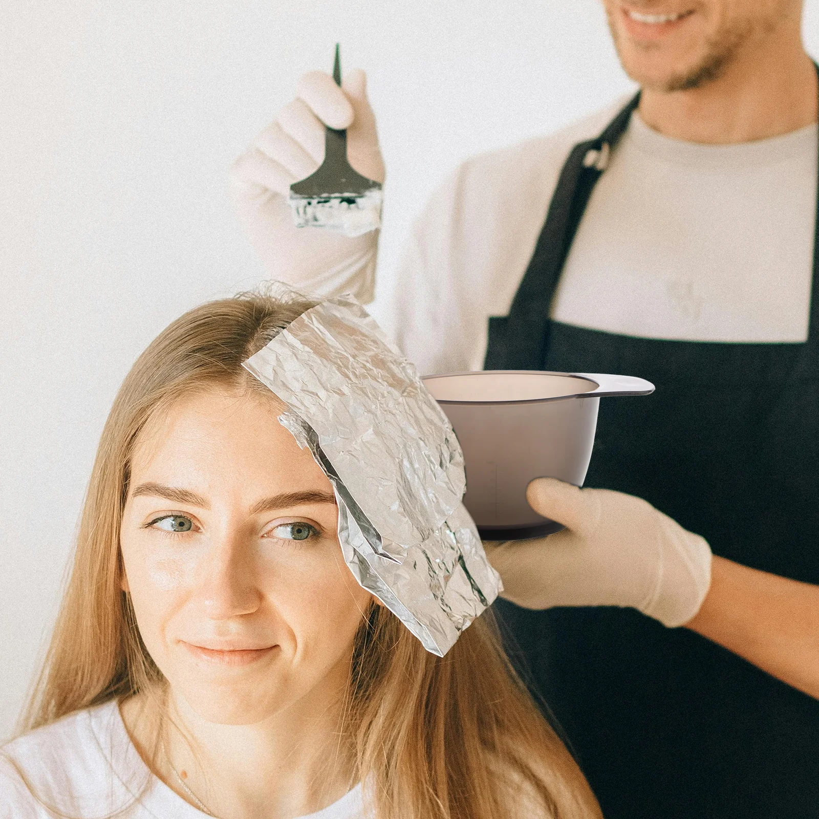 

3 шт. чаша для смешивания цветов, миски для парикмахера, набор для краски «сделай сам», тонирование бровей, раскраска для парикмахера