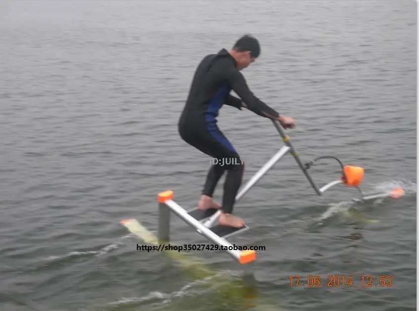 Floating on Water Waterbird Self-Propelled Hydrofoil Water Bike