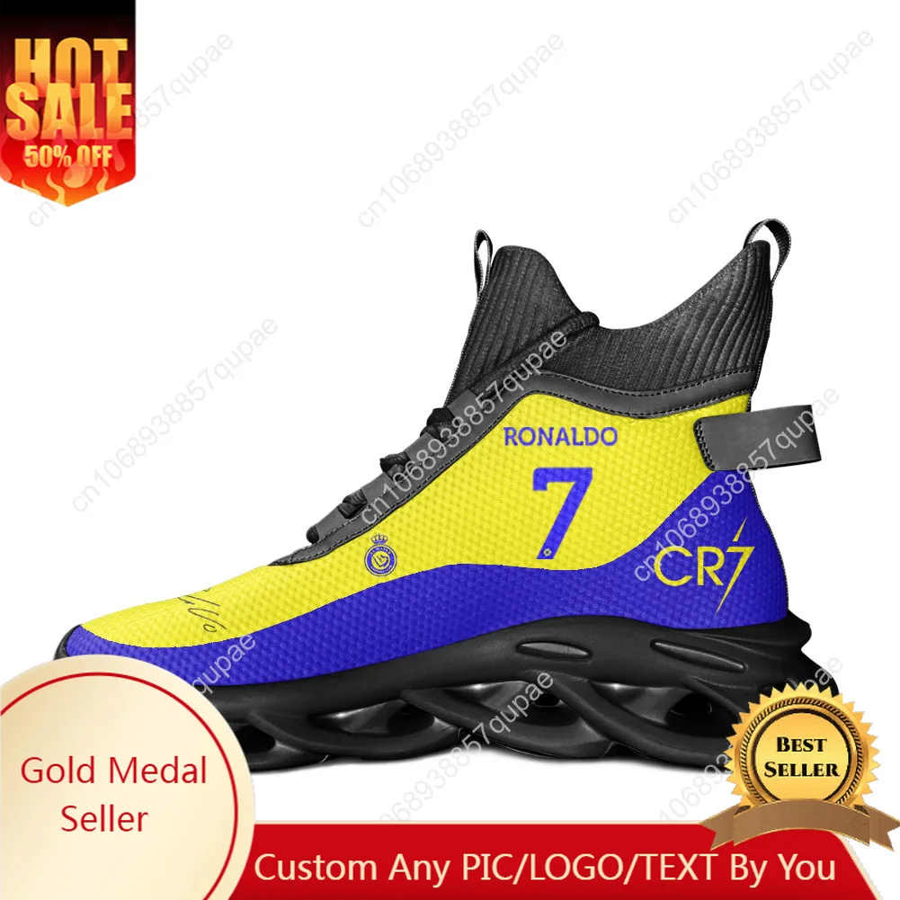 

Cristiano Ronaldo High Top Flats Sneakers Mens Womens Sports Running Shoe High Quality Sneaker Lace Up Mesh Footwear Custom Shoe