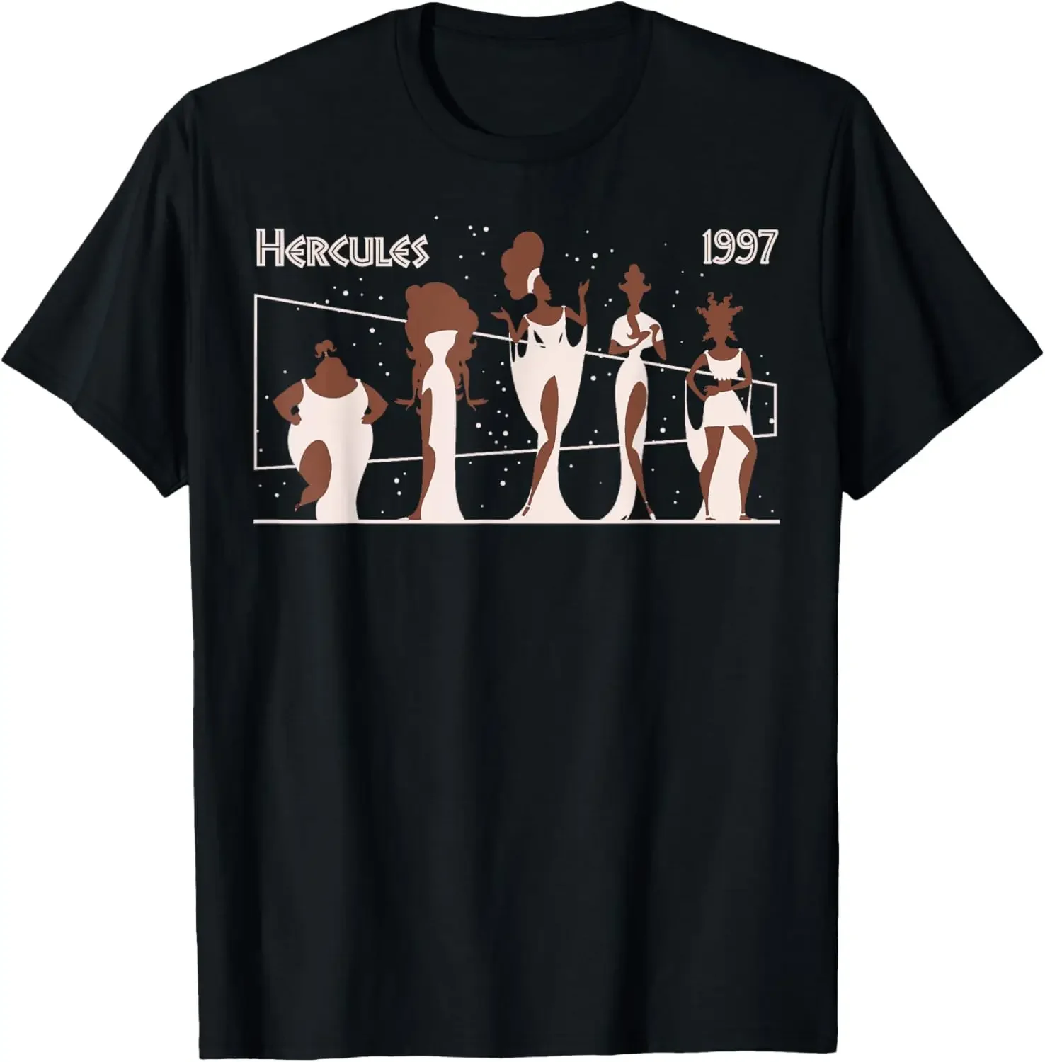 تي شيرت ديزني هرقل 1997 Muses Portrait Constellation