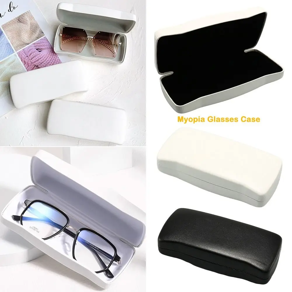 بو الجلود نظارات مربع المحمولة ضغط المقاومة نظارات القراءة حالة مكافحة فقدان نظارات حامل الرجال النساء