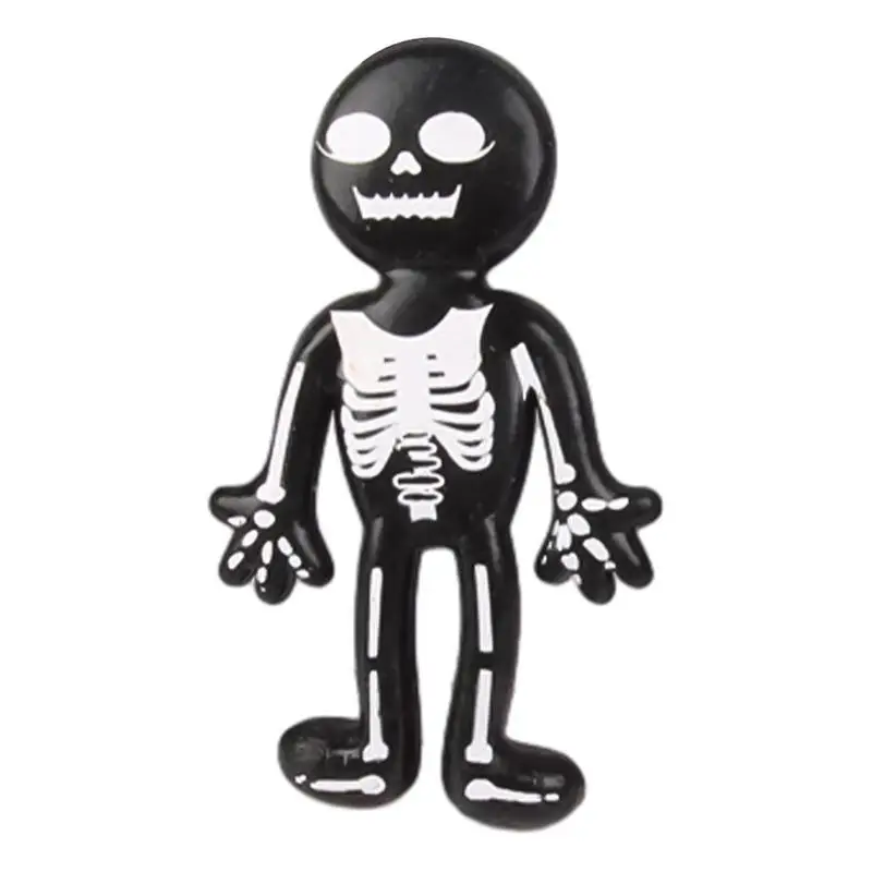 

Black Fidget Toys Soft Skeleton Toys Halloween Stretchy Toy Stress Relief Squeeze Toys Safe Halloween Party Favor Decorations