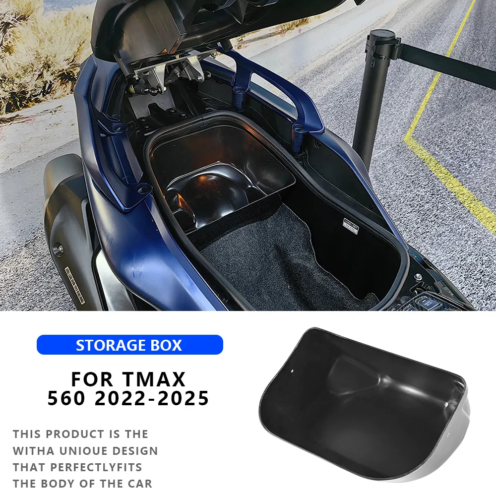 

MTKRACING storage box For YAMAHA TMAX 560 2022-2025 Motorcycle Internal Storage Box TMAX 560 Motorcycle accessory T-max560