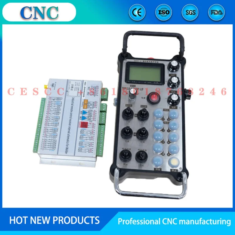 Mine Laser Cutting And Welding Operating Machine Roller Frame Winch Handle Mechanical Industry Wireless Remote Control