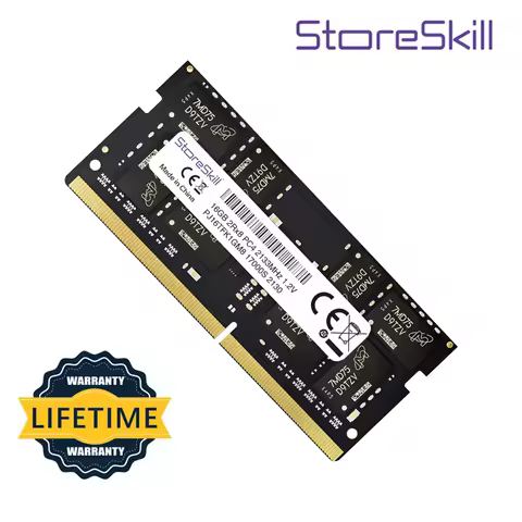 StoreSkill Memoria RAM DDR4 Notebook 16GB 8GB 4GB 3200MHz 2133MHz 2400MHz 2666MHz 1.2V Laptop Memory