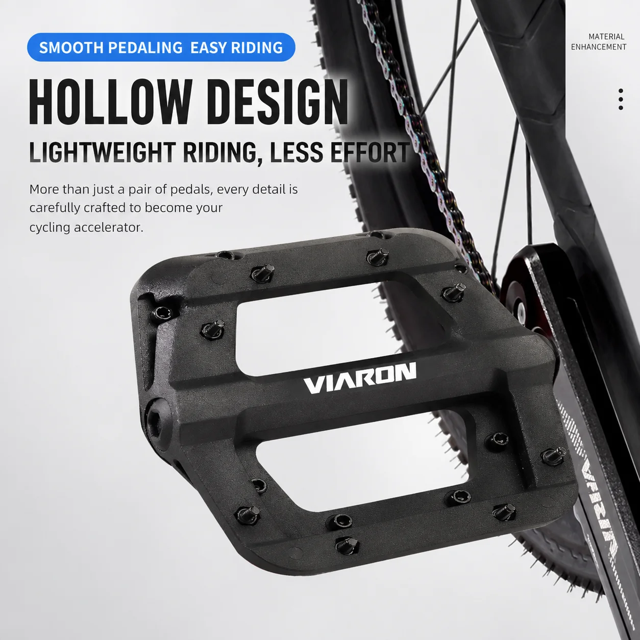 BOLANY Wide Platform Bike Peda - Pedal Platform Flat recension och pris