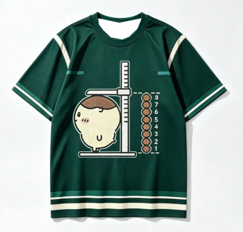 2026 Hot Selling 3D Chiikawa Printed T-shirt Summer Y2K Japanese anime Drying Breathable Thin Shirt funny Family Matching