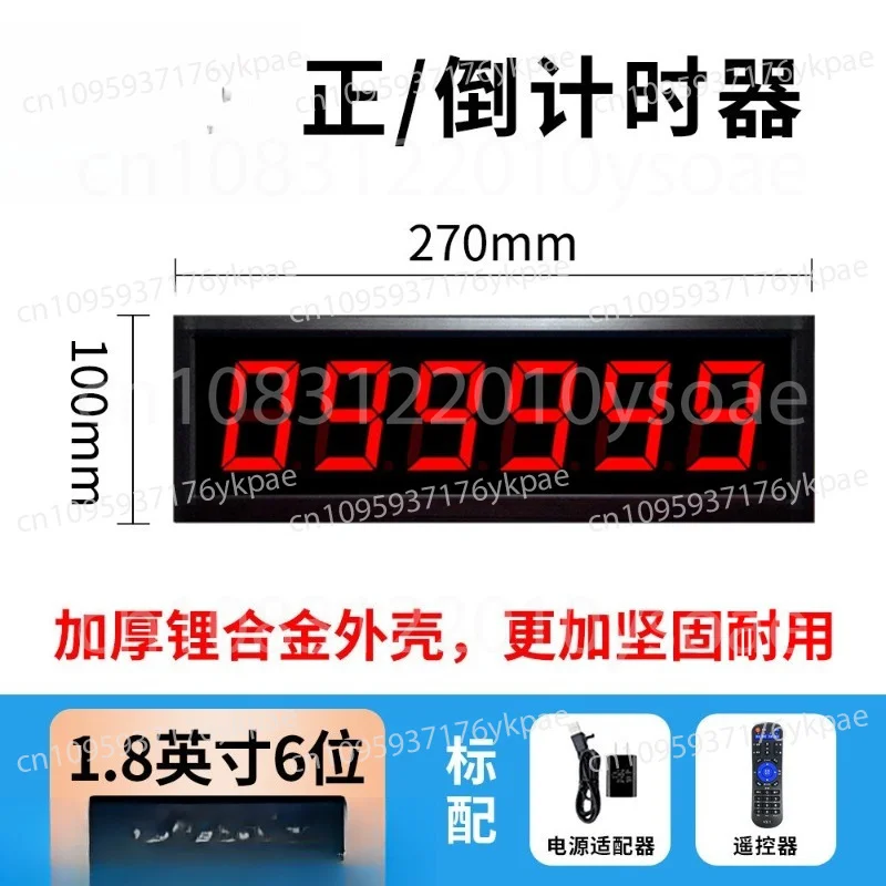 Electronic Countdown Timer With Remote Control Days Weeks Months Years Count Up Down Desk Clock Timer Red