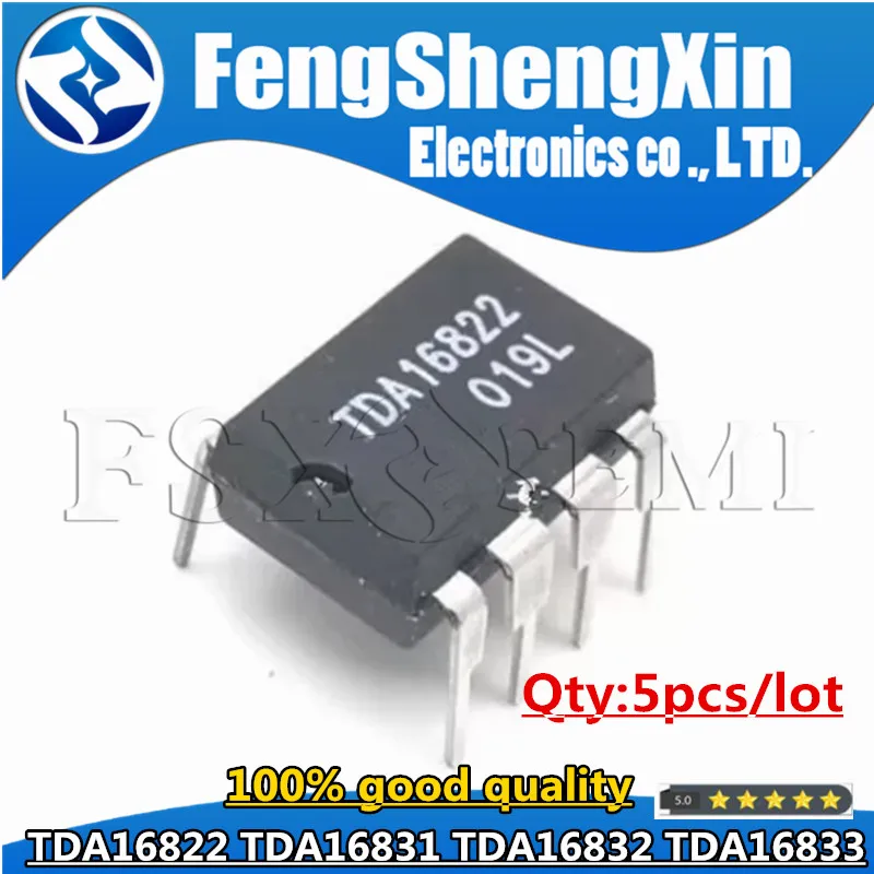 5pcs TDA16822 TDA16831 TDA16832 TDA16833 DIP-8 Chips
