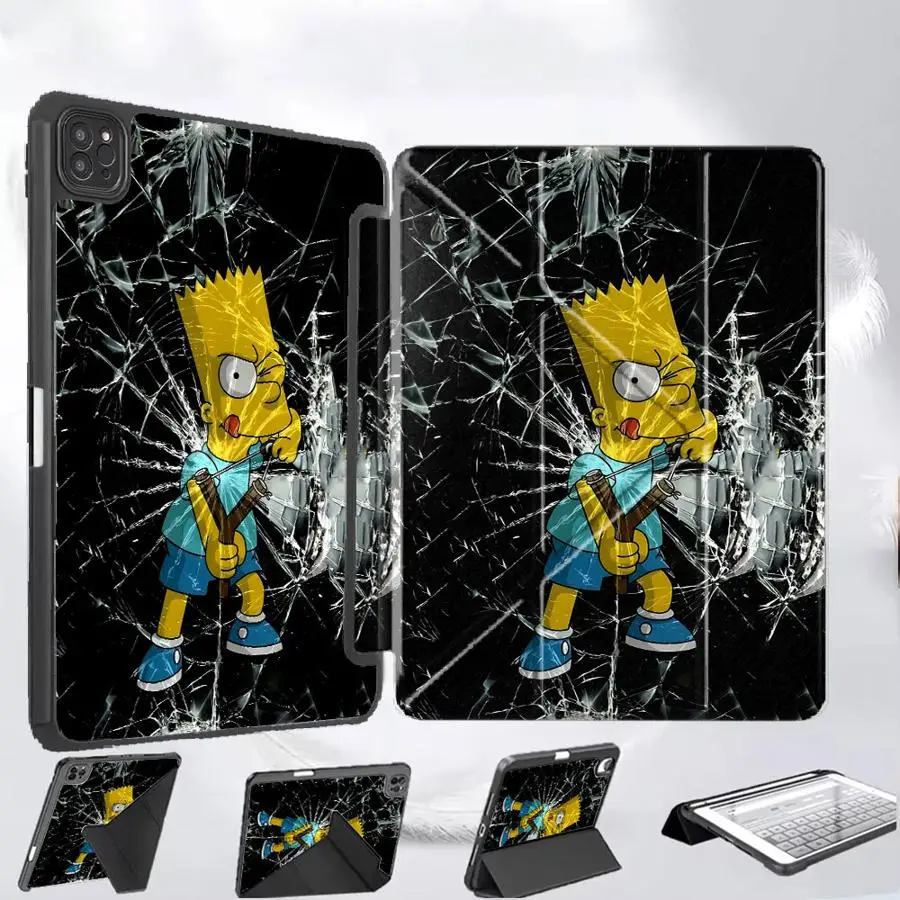 

Tablet Case For iPad Pro 2025 Mini 6 7 Air 4 5 M3 M2 M4 11inch Pro 11th 10th 9th 8th 7th 12.9inch Holder Cover Naughty Simpsons