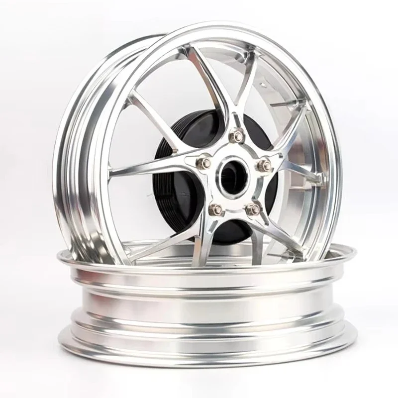 إطارات عجلات من الألومنيوم مزورة مقاس 12 بوصة مجموعة VESPA الأمامية والخلفية لعجلات الدراجات النارية لسباق PIAGGIO VESPA