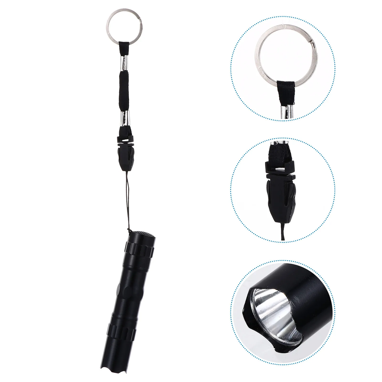 2Pcs Mini LED Flashlight Portable Compact Lightweight Outdoor Flashlight for Backpacking Fishing Hunting Camping Emergency