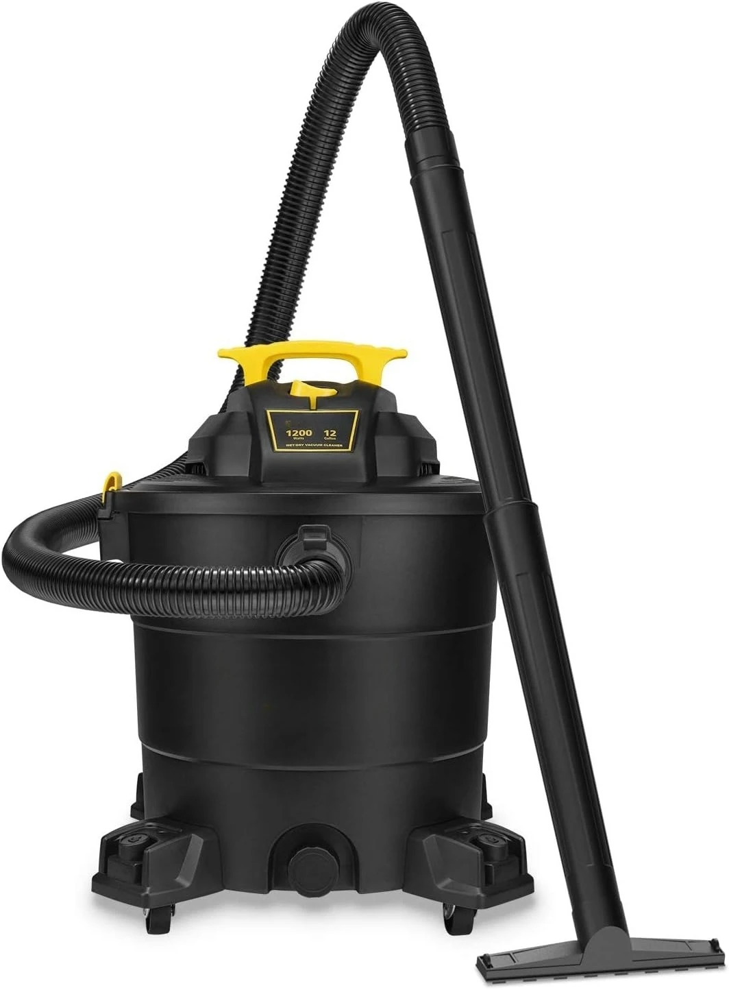 

12 Gallon Wet/Dry Vacuum, 5.5 Peak HP, Multifunctional 3 in 1 Shop Vacuum with Blower,1-7/8"x6 Hose, Range for Garage, Carpet