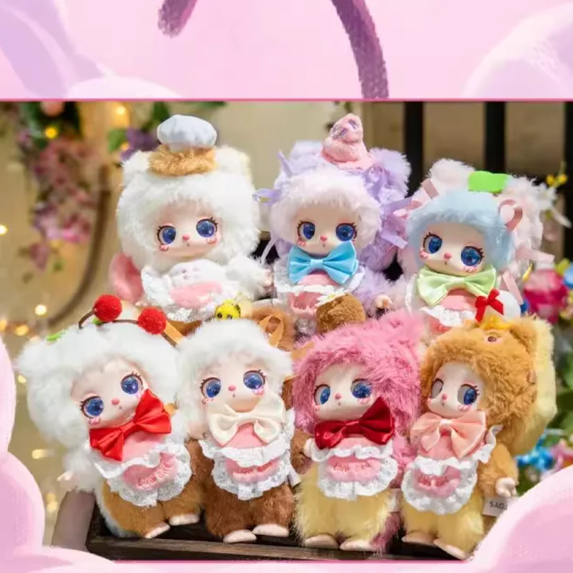 

In Stock Genuine Liila V4 Chef Kitten Blind Box Baby Three Cute Doll Trendy Play Plush Vinyl Bag Pendant Mystery Box Friend Gift