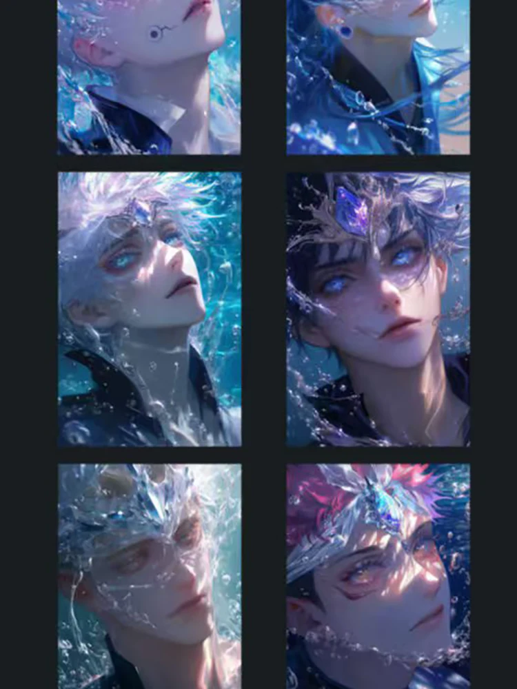 2025 Newest KaLong JJK All Arcylic A6 Boards Jujutsu Kaisen Trading Cards Gojo Satoru Doujin Kids Hobby Collection Toy & Gifts