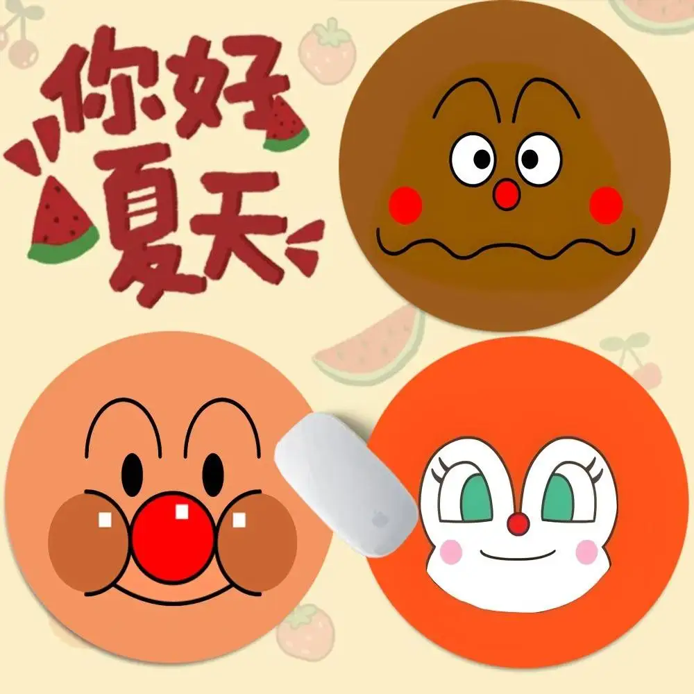 

Классический аниме Анпанман-мультфильм круглый настольный коврик студенческий коврик для мыши компьютерная клавиатура коврик игровой коврик аксессуары для офисного стола