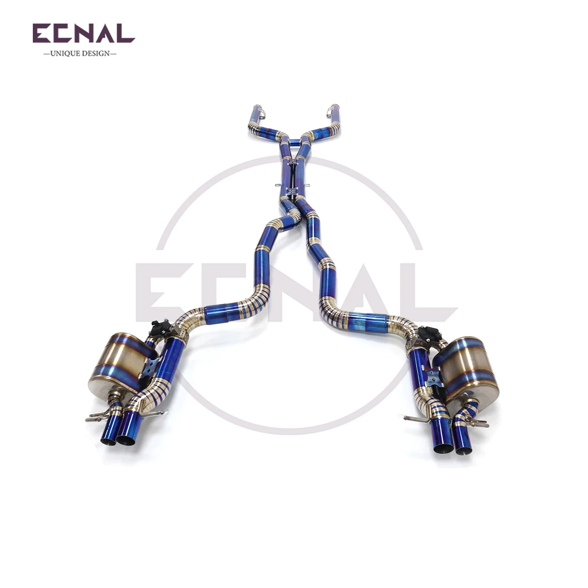 

Выхлопная система Ecnal Catback с клапаном для Mercedes-Benz W205 C63 4.0T 2015-2019, титановый сплав TC4, выхлопная труба с клапаном и глушителем