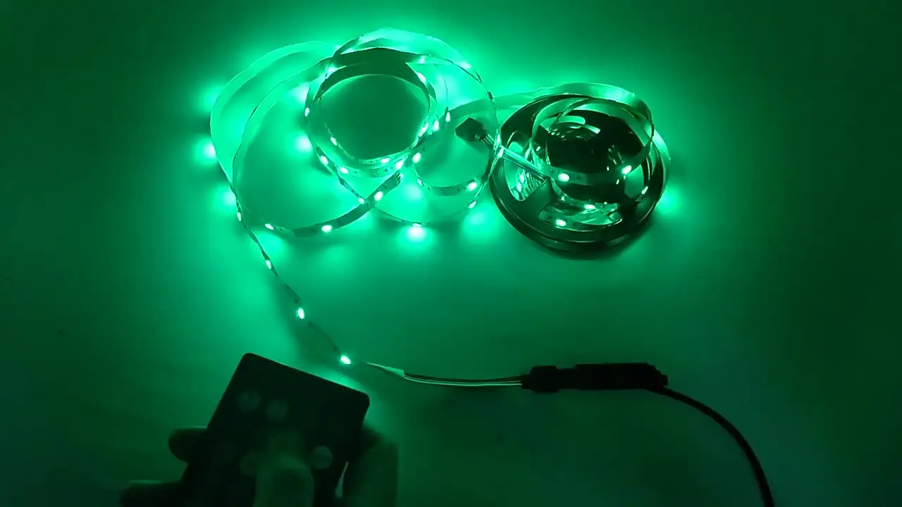 5M Led Light with USB Plug 24 Keys 5050 Multicolor RGB TV Background Light Bar Game Room Family Party Decoration Night Light