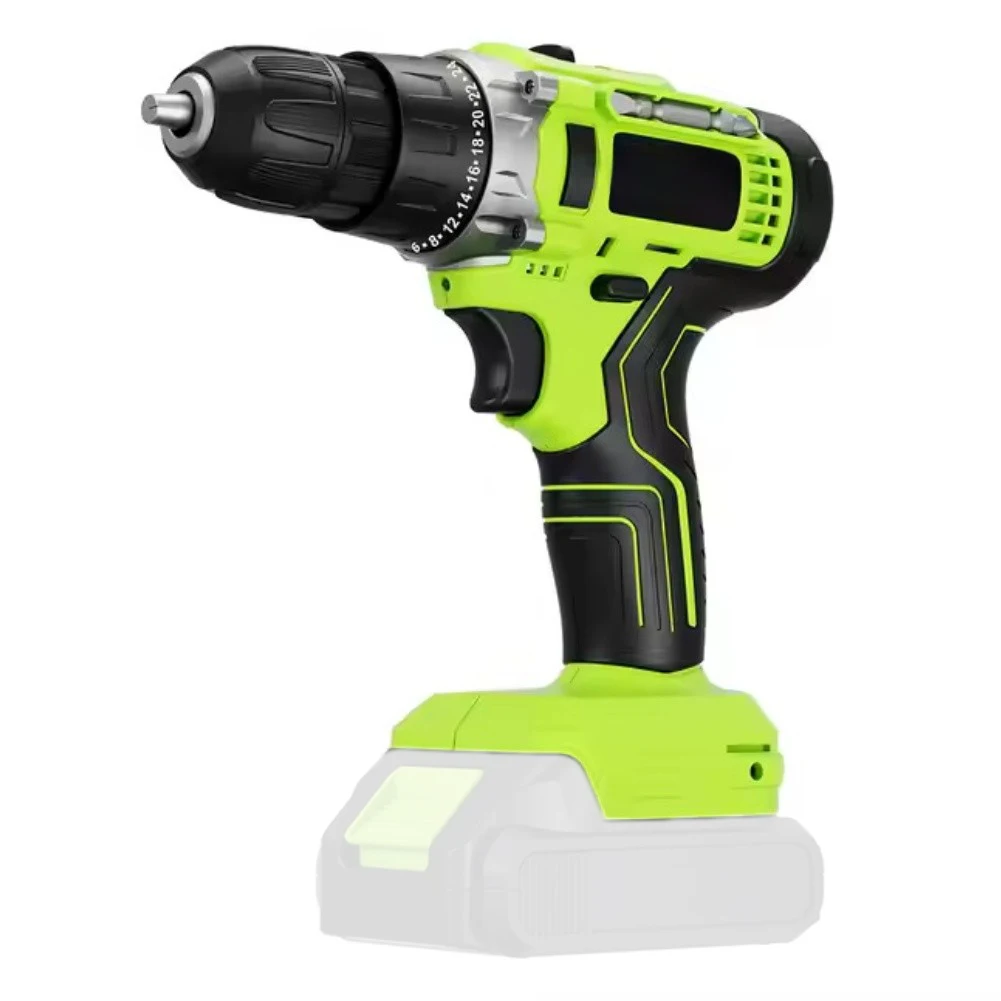 Cordless Drill 21V with 1350 rpm No-Load 28 N.m Torque Forward Reverse Rotation for Wood Metal Aluminum Drilling