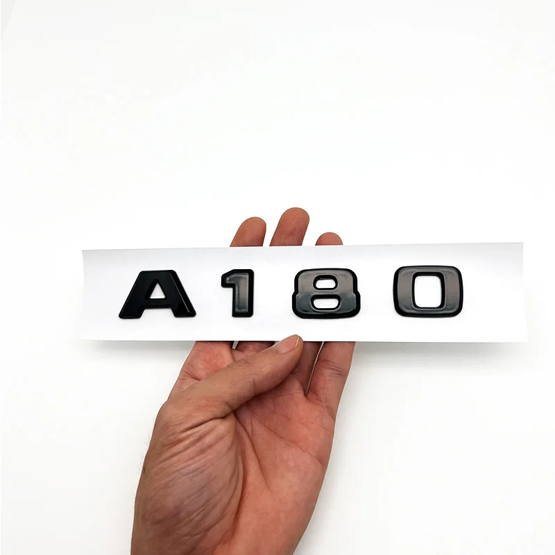ثلاثية الأبعاد ABS أسود A35 A45 A160 A180 A200 A250 شعار رسائل 4MATIC شارة سيارة الخلفية ستار ملصق AMG شعار لمرسيدس بنز W176 W177