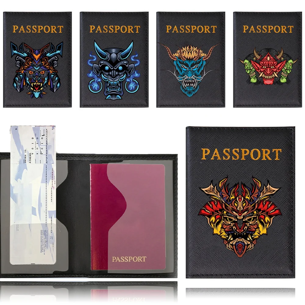 Passport Covers Travel Wallet Covers for Passports Monster Series ID Card Holder Fashion Wedding Gift Wallet Case Pu Leather