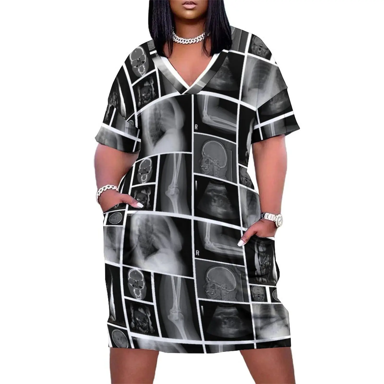 Trapped in my Body - X-Ray Loose Pocket Dress Dress for pregnant women dresses for prom