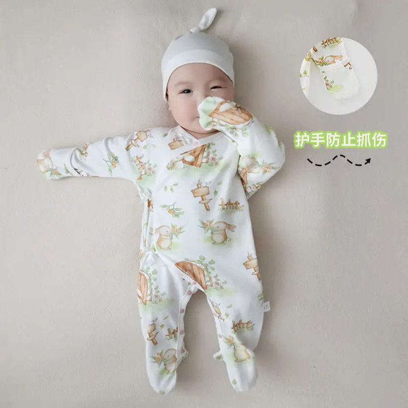 

Newborn Rompers Baby Boy Girl Toddler Clothes Set 100% Cotton Jumpsuit Infant Fall Pajamas Bebe Costume Home Wear