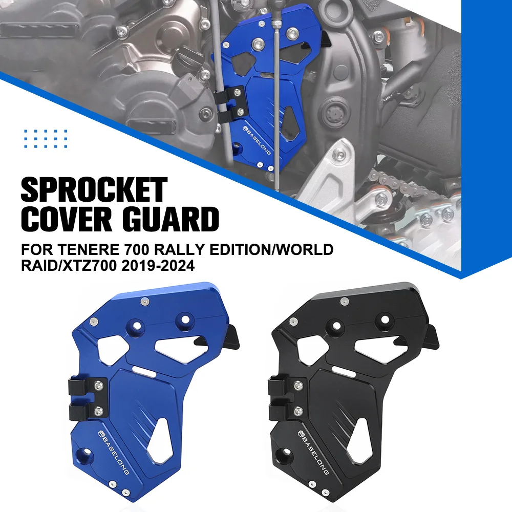 

Motorcycle For Yamaha Tenere 700 Rally Edition/World Raid/XTZ700 2019-2023 2024 Chain Sprocket Guard Cover Gear Shift Linkage