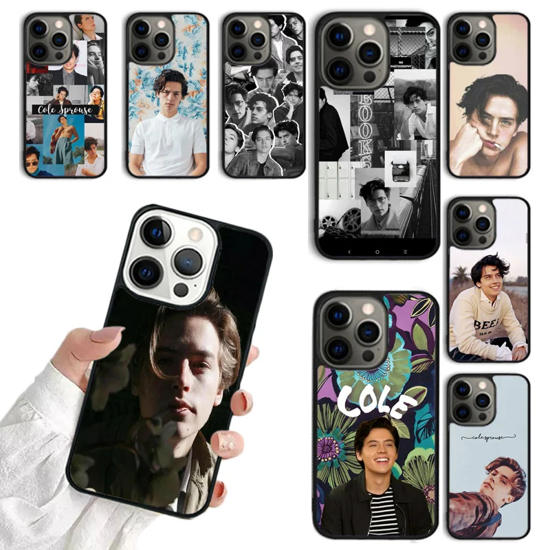 Cole Sprouse Phone Case For iPhone 16 15 14 plus 11 12 13 Pro  XR XS Max coque Cover Shell