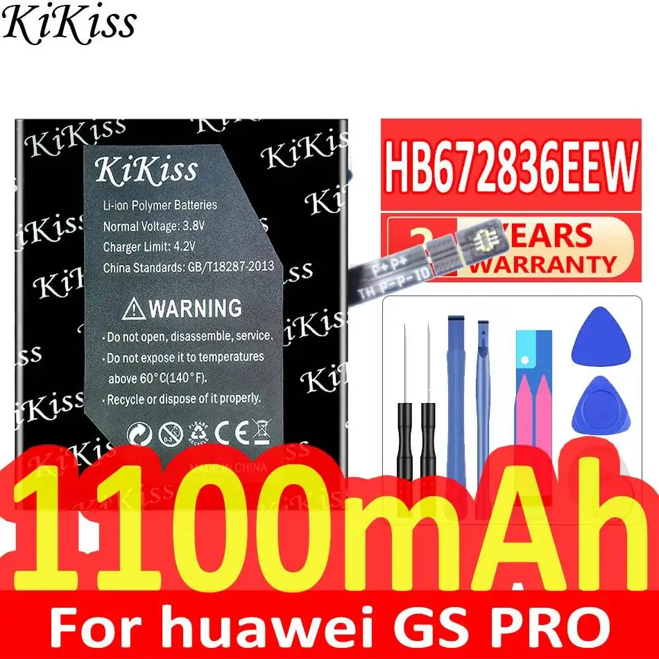 HB672836EEW Lightweight For Huawei GS Pro Watch 1100mAh Watch Battery