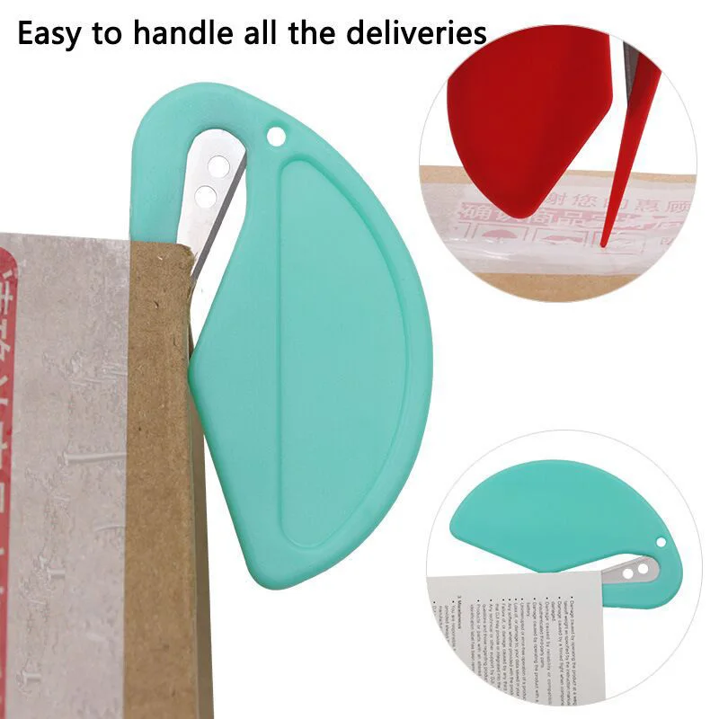 5Pcs Mini Hair Rubber Band Cutting Knife Multifunctional Paper Knife Do Not Hurt Hands Hairdressing Tool Packing Knife