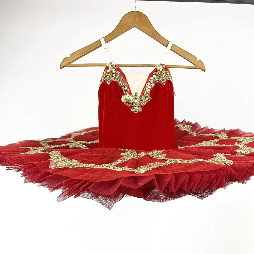 زي الباليه للفتيات ، توتو المهنية ، ملابس الباليه للأطفال الصغار ، رقص بحيرة البجع ، فستان التزلج على الباليه الفطائر للأطفال