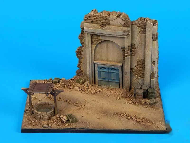 1 / 72 resin body, scene building ruins platform. (15cmx10cmx10cm)