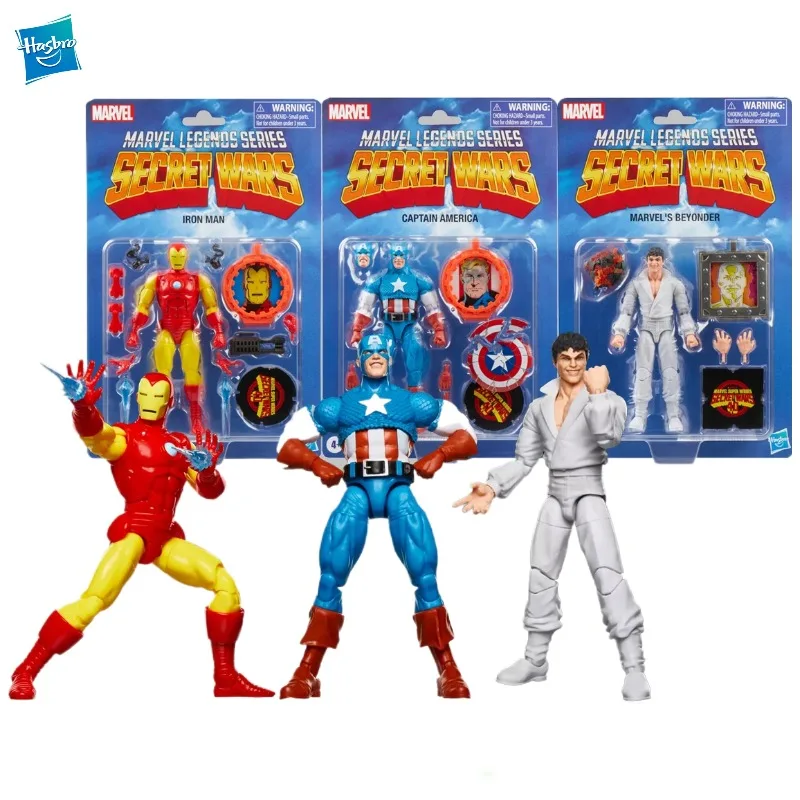new-original-hasbro-marvel-legends-series-secret-wars-captain-america-iron-man-marvel’s-beyonder-action-figure-original