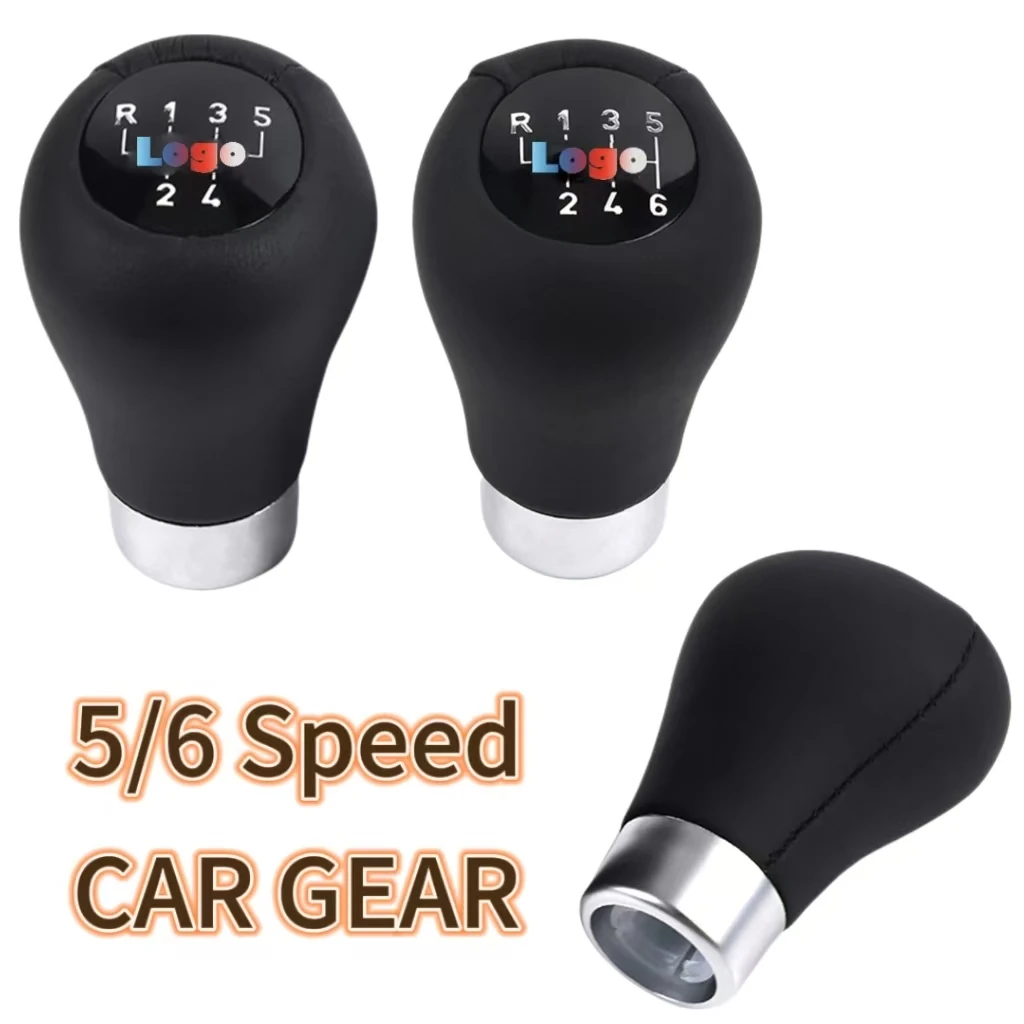High quality 5/6 speed leather automotive shift knob for BMW 1 3 5 6 series E30 E36 E39 E46 E60 E81 E82 E87 E90 E53 E84 E83