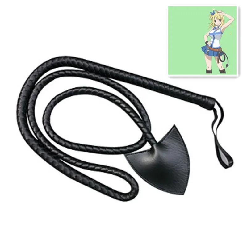 Anime Fairy Tail Lucy Heartfilia Default Cosplay Costume Whip Halloween Good Quality Kurbash and Courbash Play Accessory