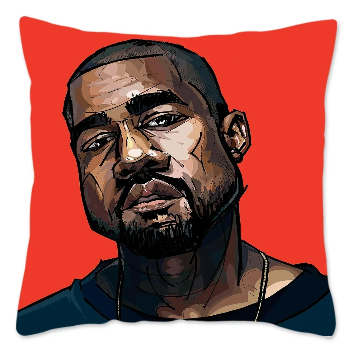 Funny Kanye West Meme Cushion Covers 45/40/35CM Soft Throw Pillow Case for Sofa Car Square Pillowcase Living Room Decoration