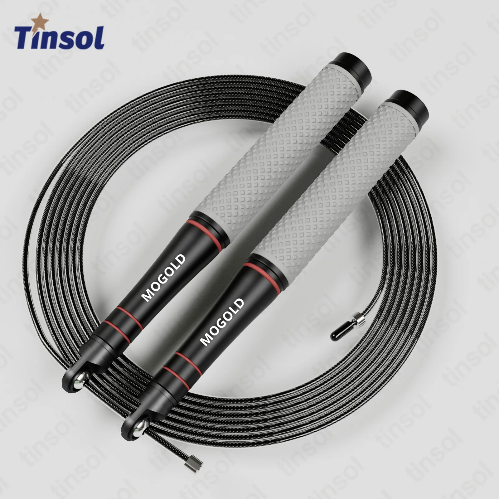 Nueva cuerda para saltar de velocidad, cuerda ajustable de alta resistencia, diseño ligero, rotación suave con rodamientos de bolas, adecuada para entrenamiento CrossFit.