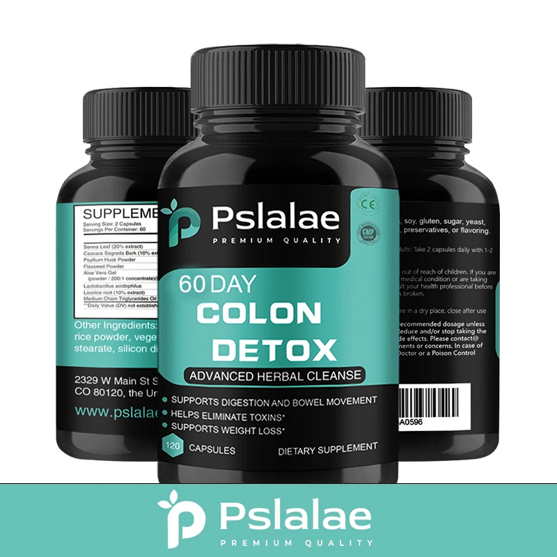 

60-Day Colon Detox Supplement - Promotes Bowel Cleansing and Relieves Bloating