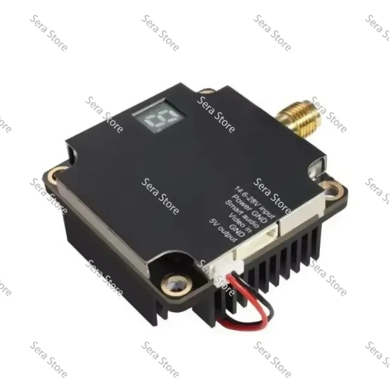 5.8G 96CH FPV Video Transmitter 8W, Long‑Range VTX Module with Smart Audio for RC Drone
