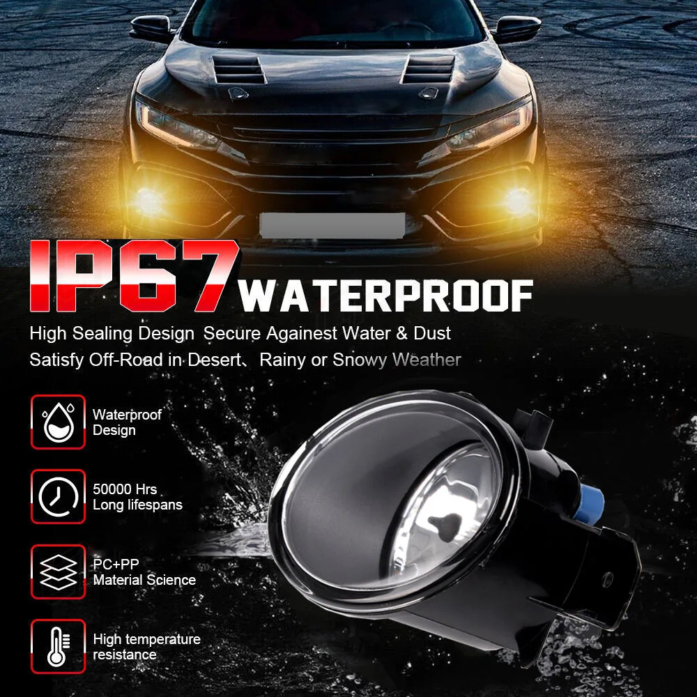 Fog Lights Headlight For Renault Clio 2 3 Hatchback Box Van Grandtour Fog Light LED Fog Lamps Halogen Foglights