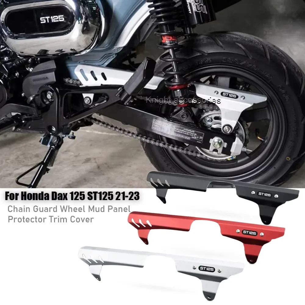 Chain Guard Wheel Mud Panel Protector Trim Cover For Honda Dax 125 ST125 st125 2021-2023