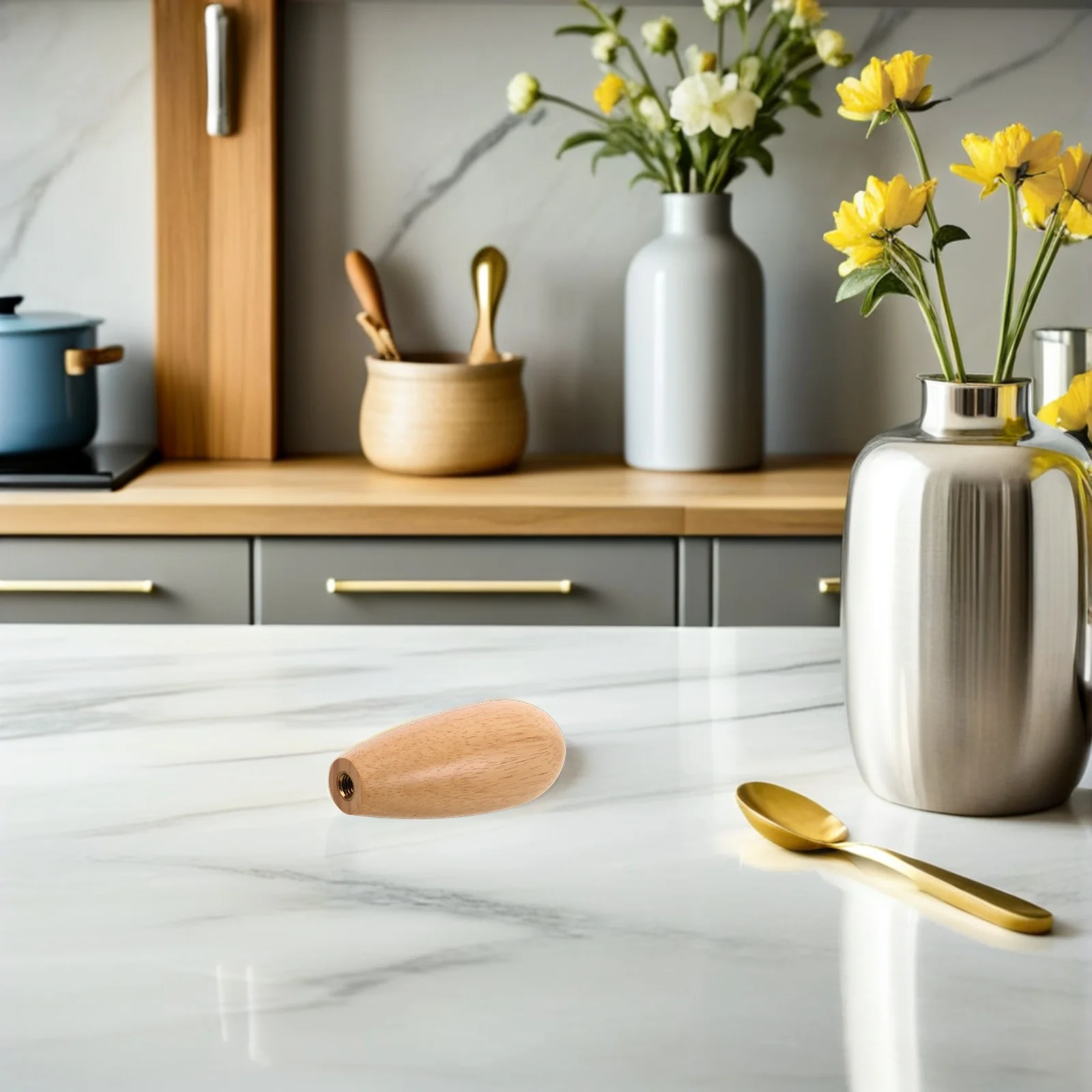 

Beer Barrel Faucet Handle: Wooden Keg Tap Handle For Draft Systems Classic Heavy Duty Tap Knob Replacement, Beer