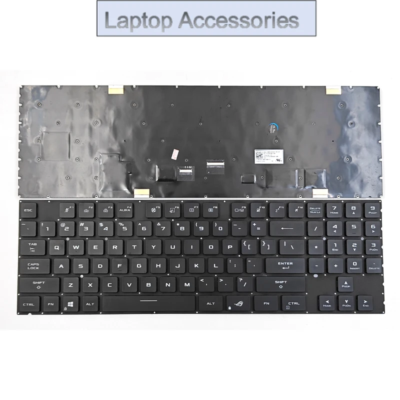 

New For Asus ROG Zephyrus S17 GX703 GX703H GX703HM GX703HR GX703HS GX703HS-KF004R Series Laptop Keyboard US Backlit