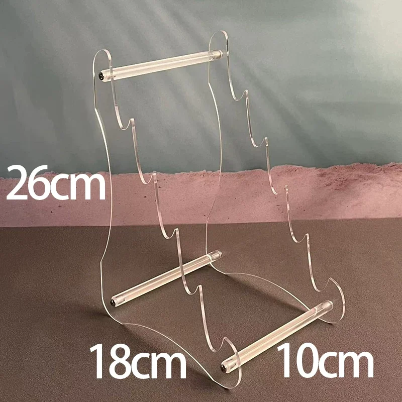 High-grade acrylic transparent knife display stand, display row of shelves view 5