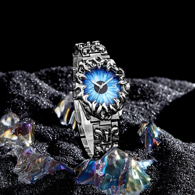 new retro y2k European and American women's watch special-shaped senior ins niche fashion trend luxury waterproof quartz watch